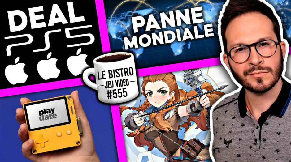 Deal PS5 - Apple, panne mondiale d'internet, Activision Blizzard visé par la justice, collabs PlayStation