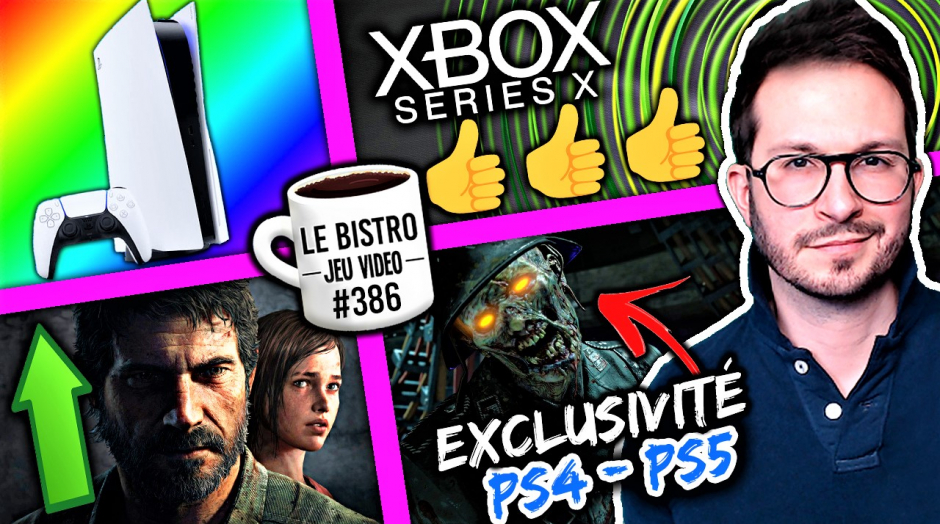 PS5 des couleurs dispo, Xbox des génies, Last of Us MAJ miracle, Call of Duty mode exclu PlayStation