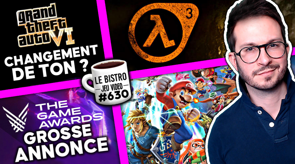GTA 6 changement de ton ? Grosse annonce Game Awards, Half Life 3 ?