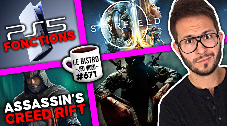 Assassin's Creed Rift en fuite 💥 PS5 nouvelles fonctions ⚠️ Starfield ultra ambitieux ⚡️