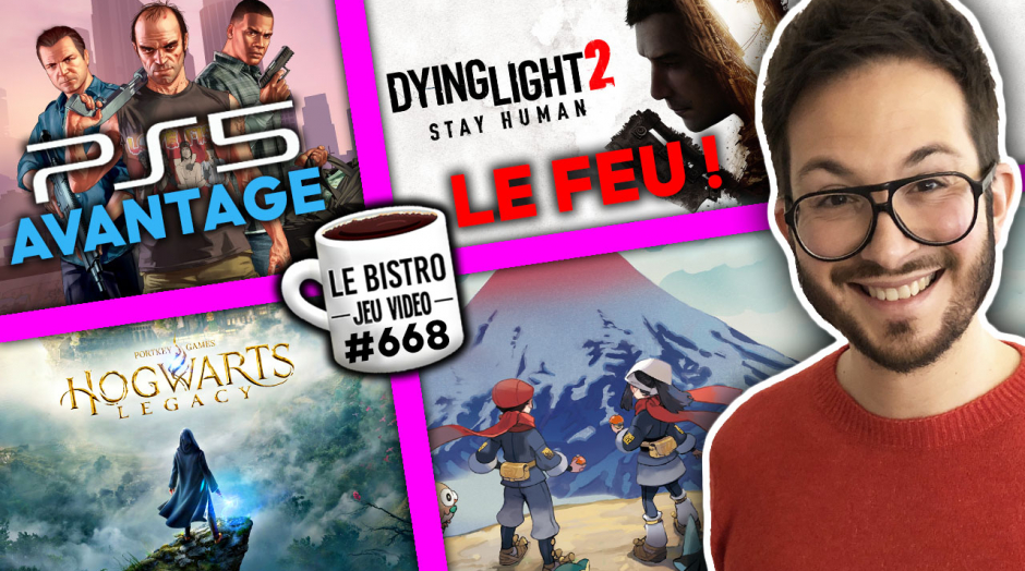 GTA V joli AVANTAGE PS5 ⚡️ Hogwarts Legacy indice sur la date 🌟 Pokémon Arceus et Dying Light explosent TOUT 🔥 Warcraft mobile...