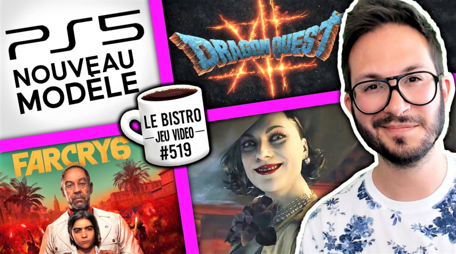 Nouvelle PS5 repérée ⚡️ FarCry 6 en fuite, Dragon Quest met le feu 🔥 Crystal Dynamics nouveau studio...