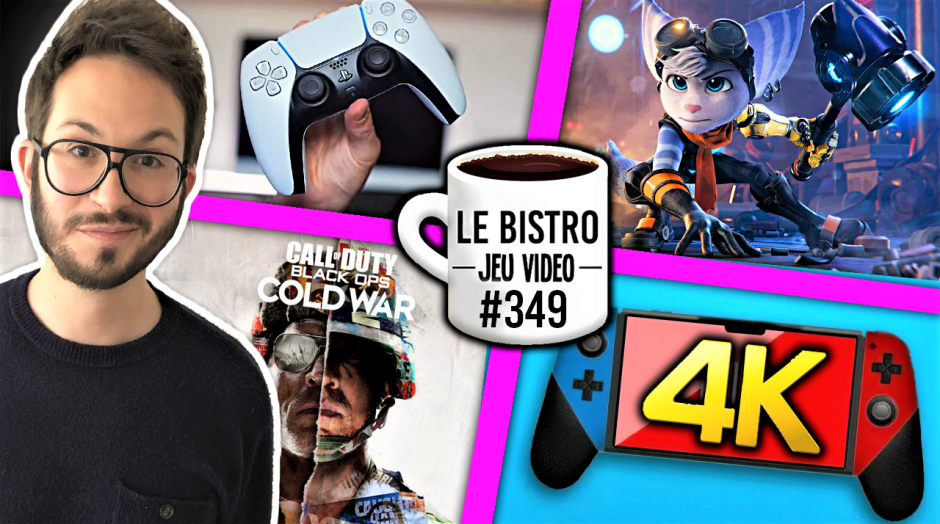 Brevet PS5 chelou, Call of Duty Cold War en fuite, démo Ratchet et Clank PS5, Nintendo Switch Pro en 4K ? Mega collector Xbox 😍