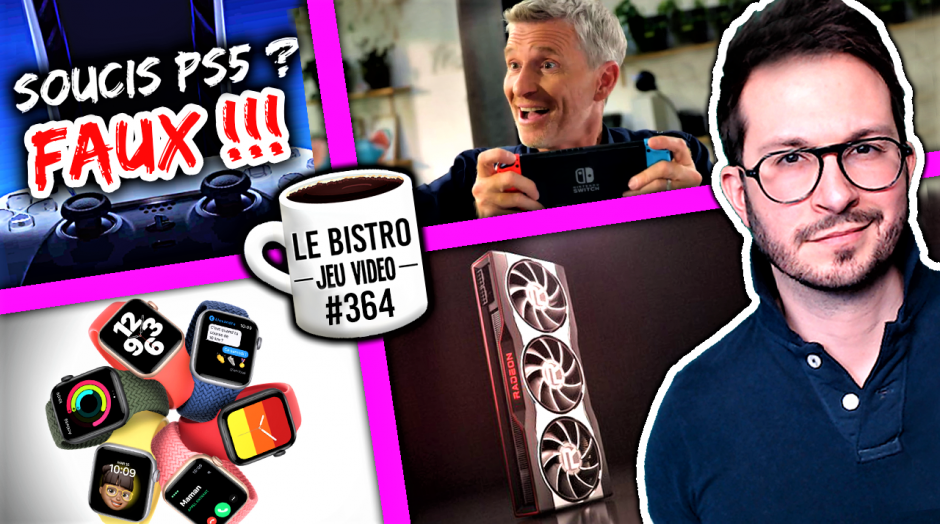 Sony dément les soucis PS5 et préco en France imminentes, annonces Apple, la Radeon RX 6000 d'AMD...