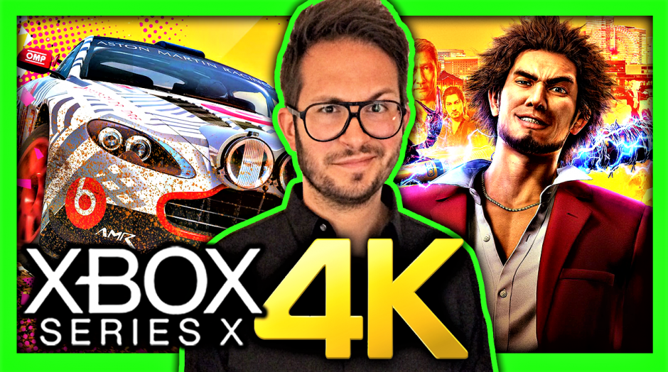 Xbox Series X mes gameplay 4K 60fps 🔥 Dirt 5 et Yakuza Like a Dragon
