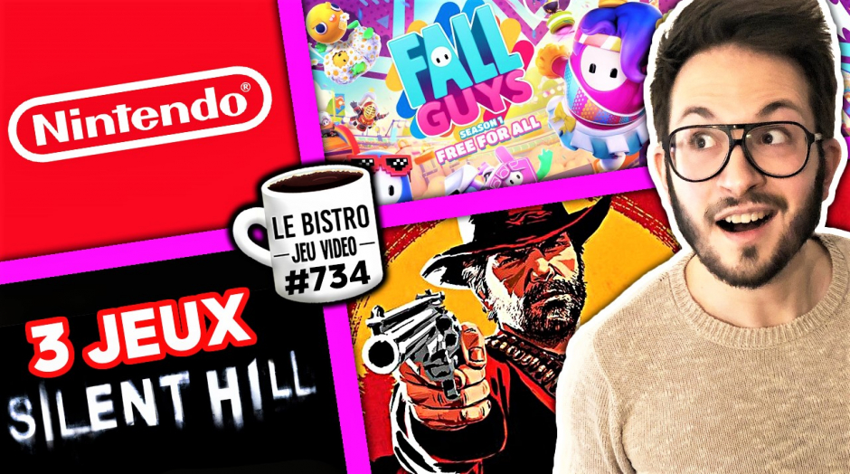 Annonce CAROJU 🥳 Silent Hill 3 nouveaux jeux 🔥 Switch dépasse la PS4 👍 Fall Guys gratuit partout
