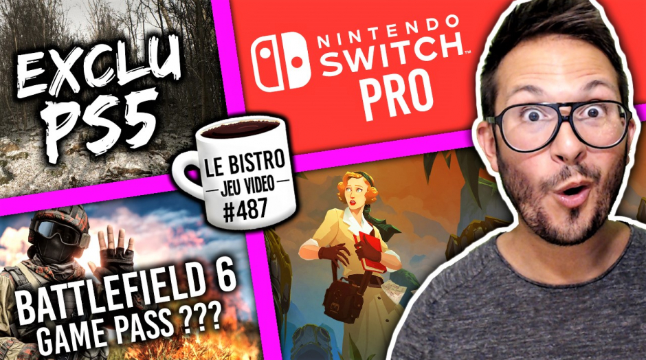 Nouvelle exclu PS5 dévoilée 🔥 Battlefield 6 Day One Game Pass ? Nintendo Switch Pro nouveau dock ???