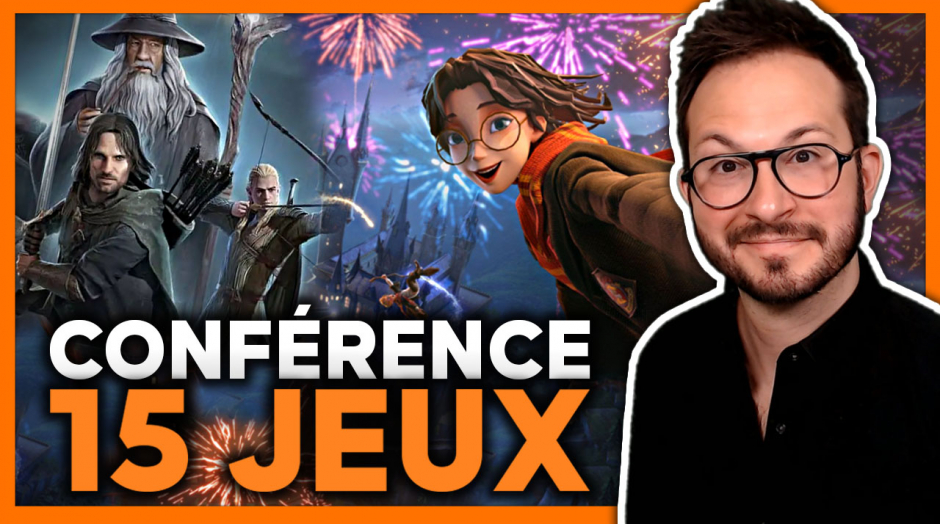 CONFÉRENCE 🌟 Harry Potter, Seigneur des Anneaux... 15 jeux présentés en DIRECT 🔴