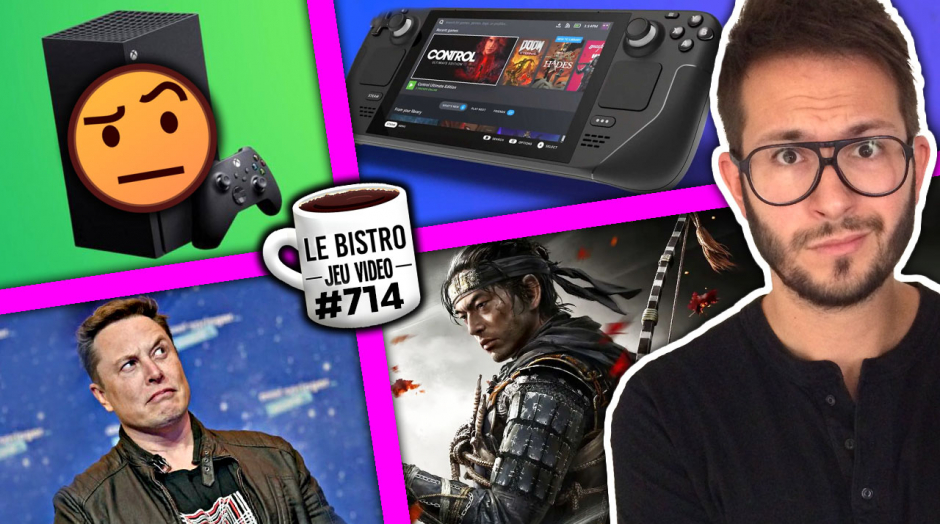 XBOX risque de fâcher des joueurs 😡 Steam Deck ça accélère !!! Ghost of Tsushima et Elon Musk...