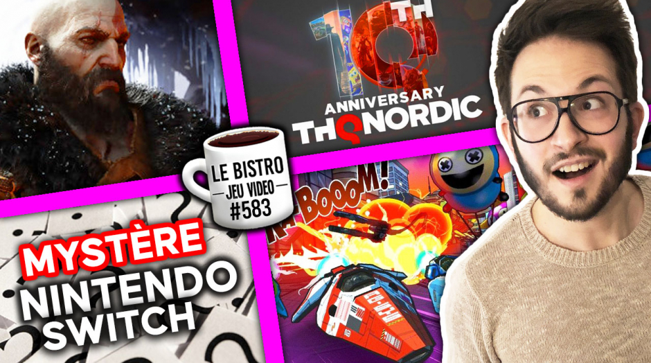 God of War Ragnarok + d'infos 💥 Manette mystère pour la Nintendo Switch 🧐 WipEout Rush dévoilé...