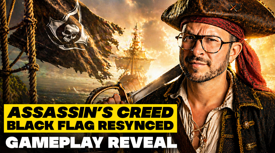 Assassin's Creed Black Flag Resynced REVEAL 🏴‍☠️ GAMEPLAY et TRAILER dévoilés en DIRECT !!!