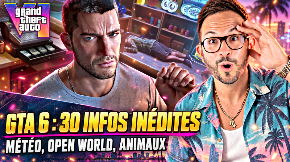 GTA 6 : 30 INFOS INÉDITES 🤯 Météo, Open World, Intérieurs, Animaux...
