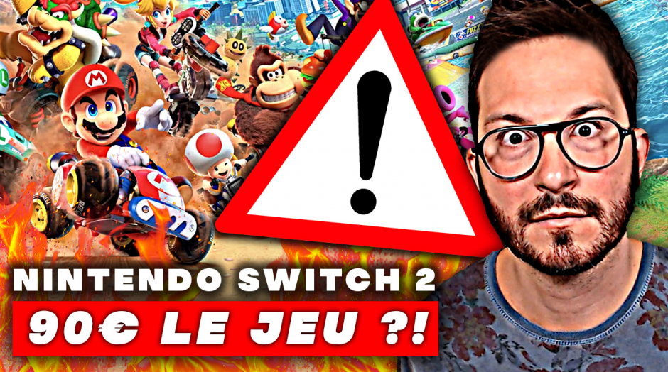 Nintendo Switch 2 : Le CHOC DU PRIX 🤯 90€ pour Mario Kart World ⚠️ Il faut qu'on parle...