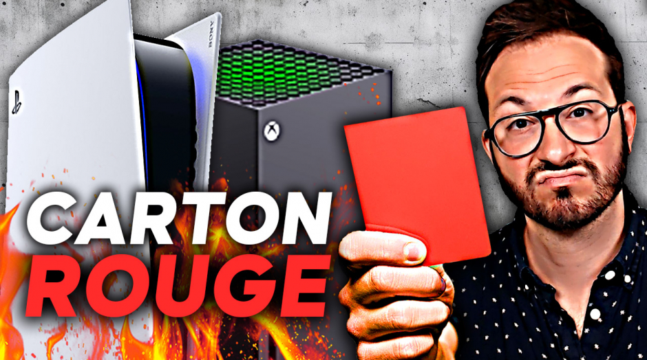 CARTON ROUGE pour PLAYSTATION ET XBOX 🟥