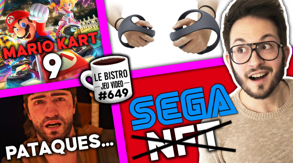 Mario Kart 9 développement avancé, pataques Days Gone, brevet PS5 / PSVR2, SEGA méfiant sur les NFT