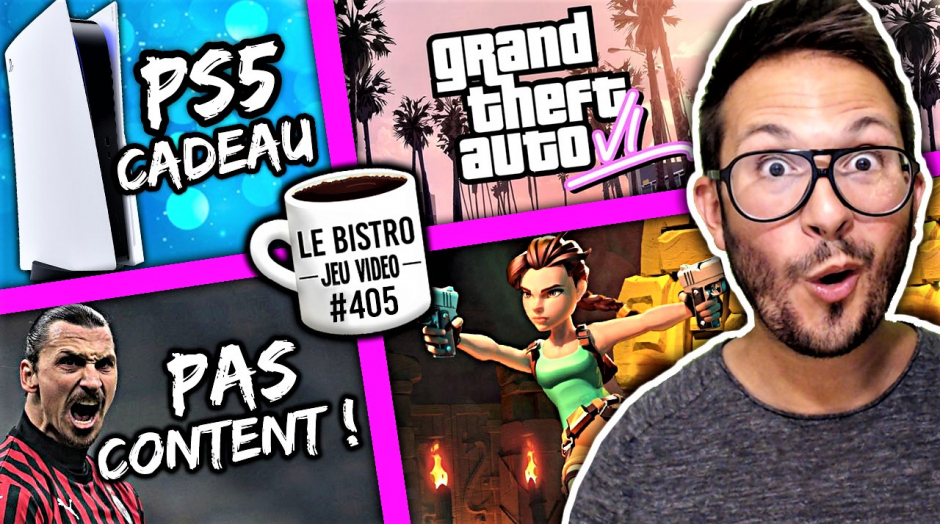 Gagnez une PS5 🎁 Teasing GTA 6 🤩 Tomb Raider Reloaded annoncé, Zlatan Ibrahimovic s'en prend à FIFA