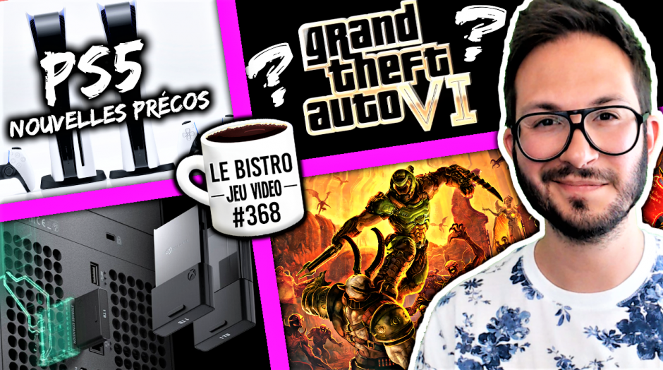 Nouveaux stocks PS5 aujourd'hui, GTA 6 la motion capture aurait repris ? DOOM Eternal gratuiiiiiit sur Game Pass !