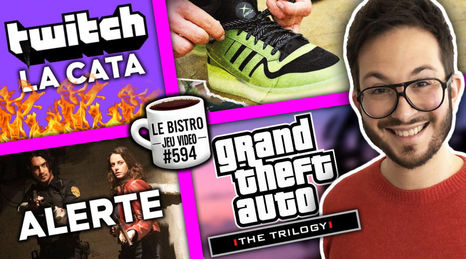 Twitch la CATA 🔥 GTA Trilogy des preuves 🚨 ALERTE Resident Evil ! Microids is on fire, Xbox x Adidas