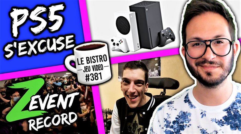 PlayStation s'excuse, DualSense Noire, Xbox Series S + rapide que la X, Zevent nouveau record et accessibilité