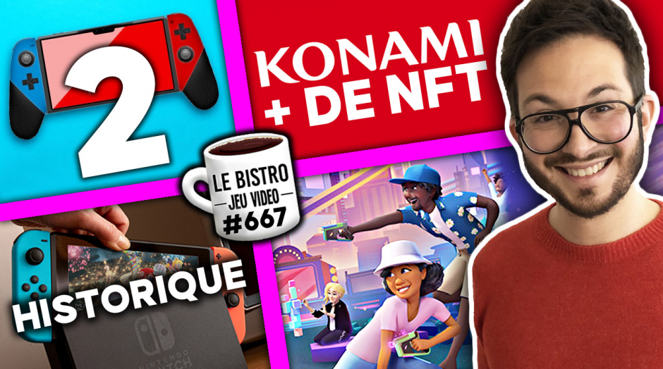 Nintendo Switch 2 🌟 Konami persiste NFT 😡 Record HISTORIQUE Nintendo 👍