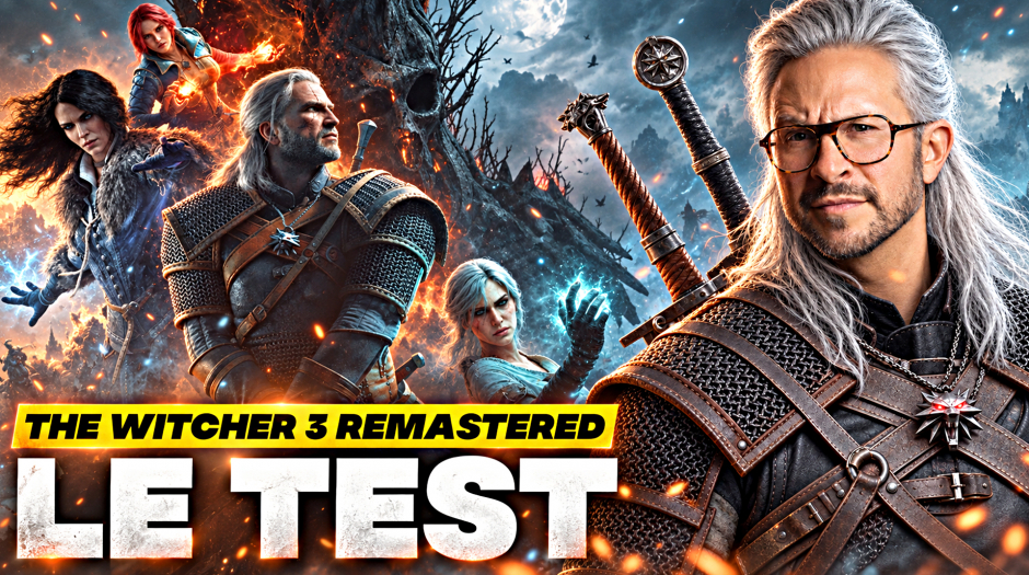 THE WITCHER 3 REMASTERED TEST 🔥Un JEU CULTE encore AMÉLIORÉ ?