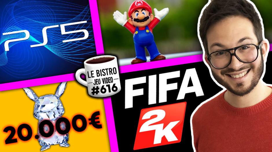 La PS5 y croit ⚡️ La nouvelle Switch évoquée (LOL) et prochain Mario 3D 🤣 FIFA chez 2K ?