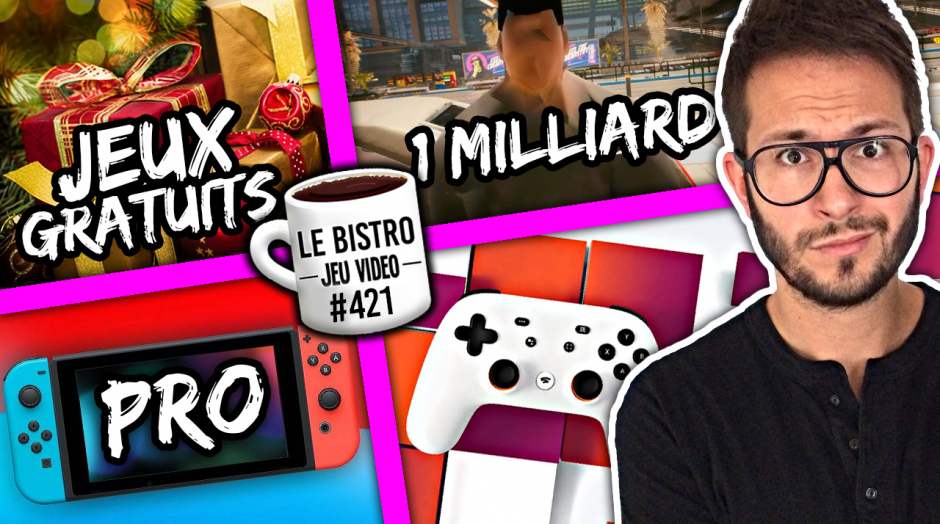 Nintendo Switch Pro, Cyberpunk 1 milliard évaporé, une tonne de jeux gratuits et Stadia cartonne 🌟