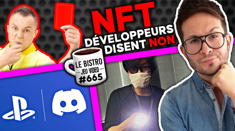 NFT : la RÉVOLTE des développeurs 😡 PlayStation nouvelle fonction cool 👍 Hideo Kojima  sur PSVR 2 ? Rachat Xbox x Activision / Blizzard