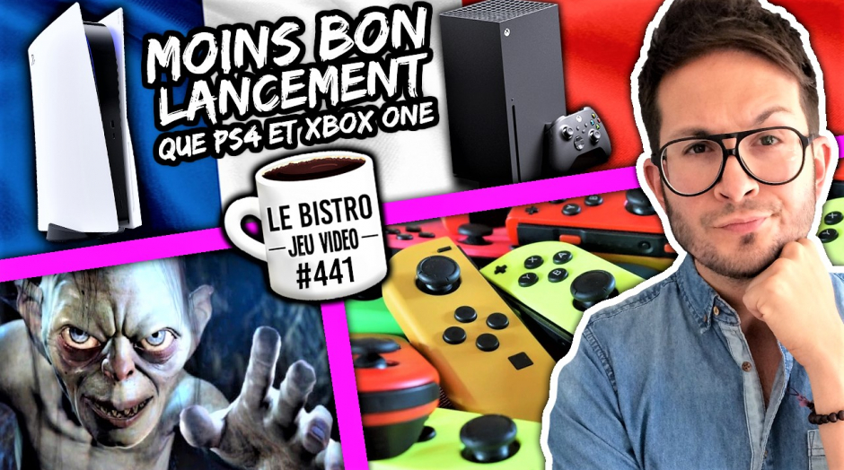 PS5 et Xbox Series mauvais chiffres France, Game Pass record, JoyCon Drift visé, BioMutant et Gollum...
