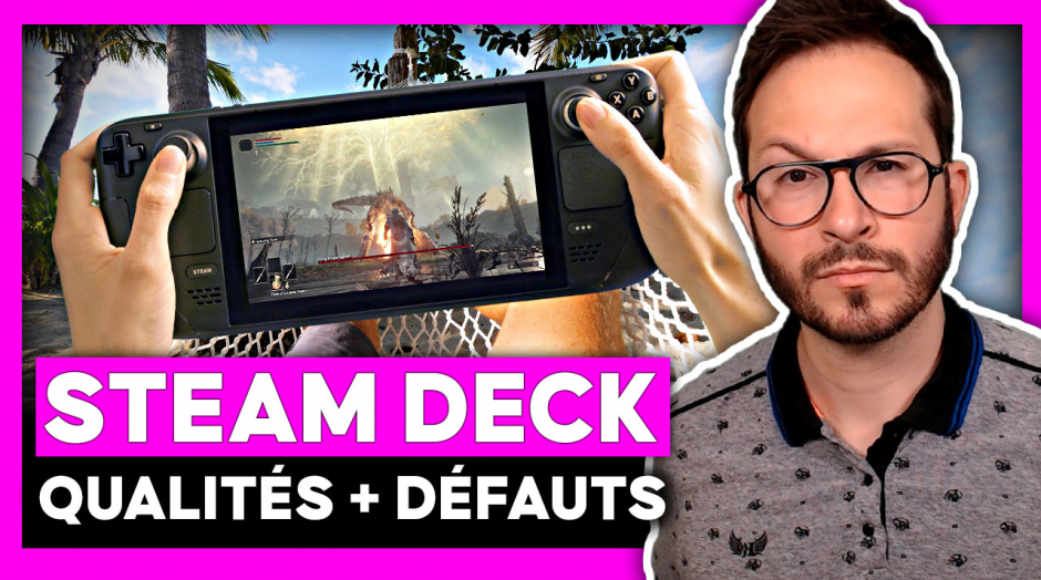 STEAM DECK ⚡️ ÇA VAUT QUOI ? Qualités ET défauts de la console PORTABLE de VALVE