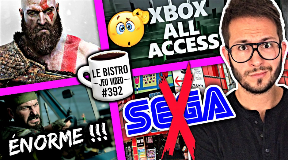 God of War PS5 futur GOTY ? Xbox All Access c'est compliqué, SEGA vend, Xbox Series S a un souci 🧐