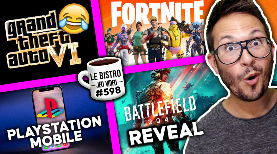 Mais où est GTA 6 (LOL) ? Battlefield reveal jeudi, film Fortnite, collectors Xbox dingo !