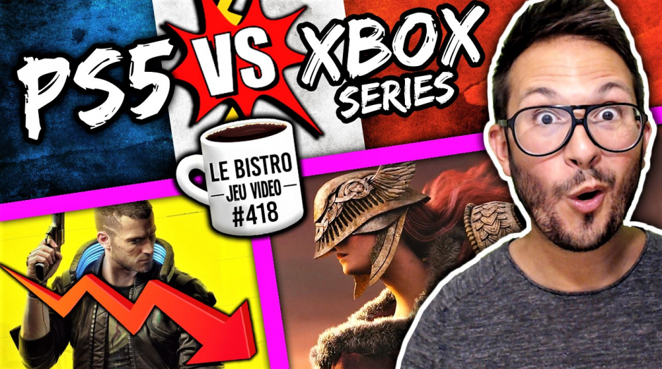PS5 vs Xbox Series les chiffres France ⚡️ Cyberpunk 2077 remboursé ⚠️ Elden Ring bien montré ? Kojima guest star...