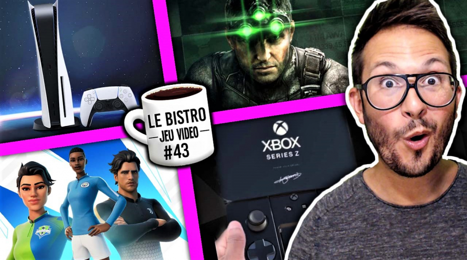 GROS jeu PS5 non annoncé, Xbox Series Z fantasmée, Fortnite se met au foot et Splinter Cell VR...