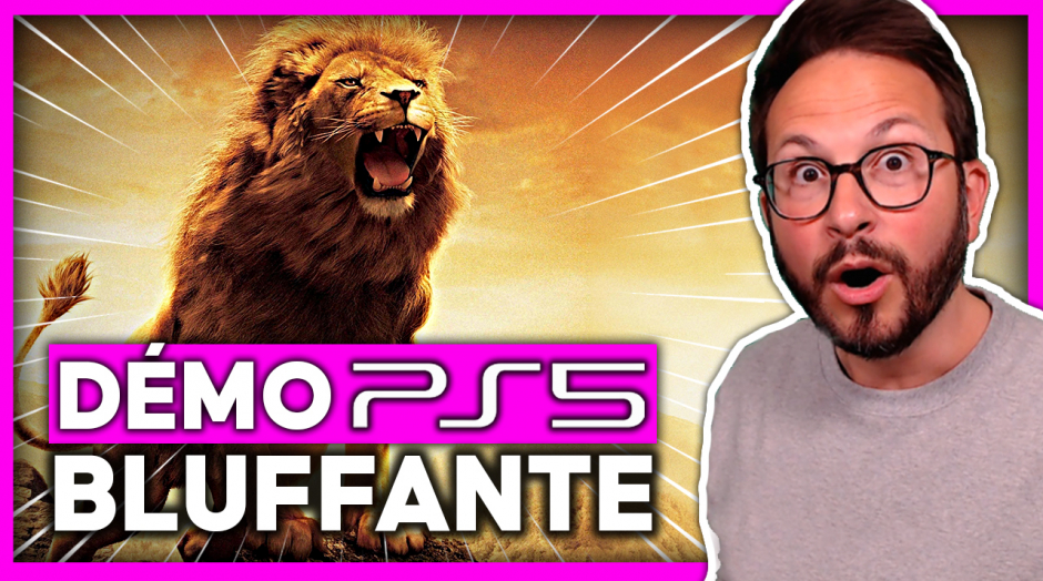 CETTE DÉMO PS5 (temps réel) EST FOLLE 😍 LION - UNITY